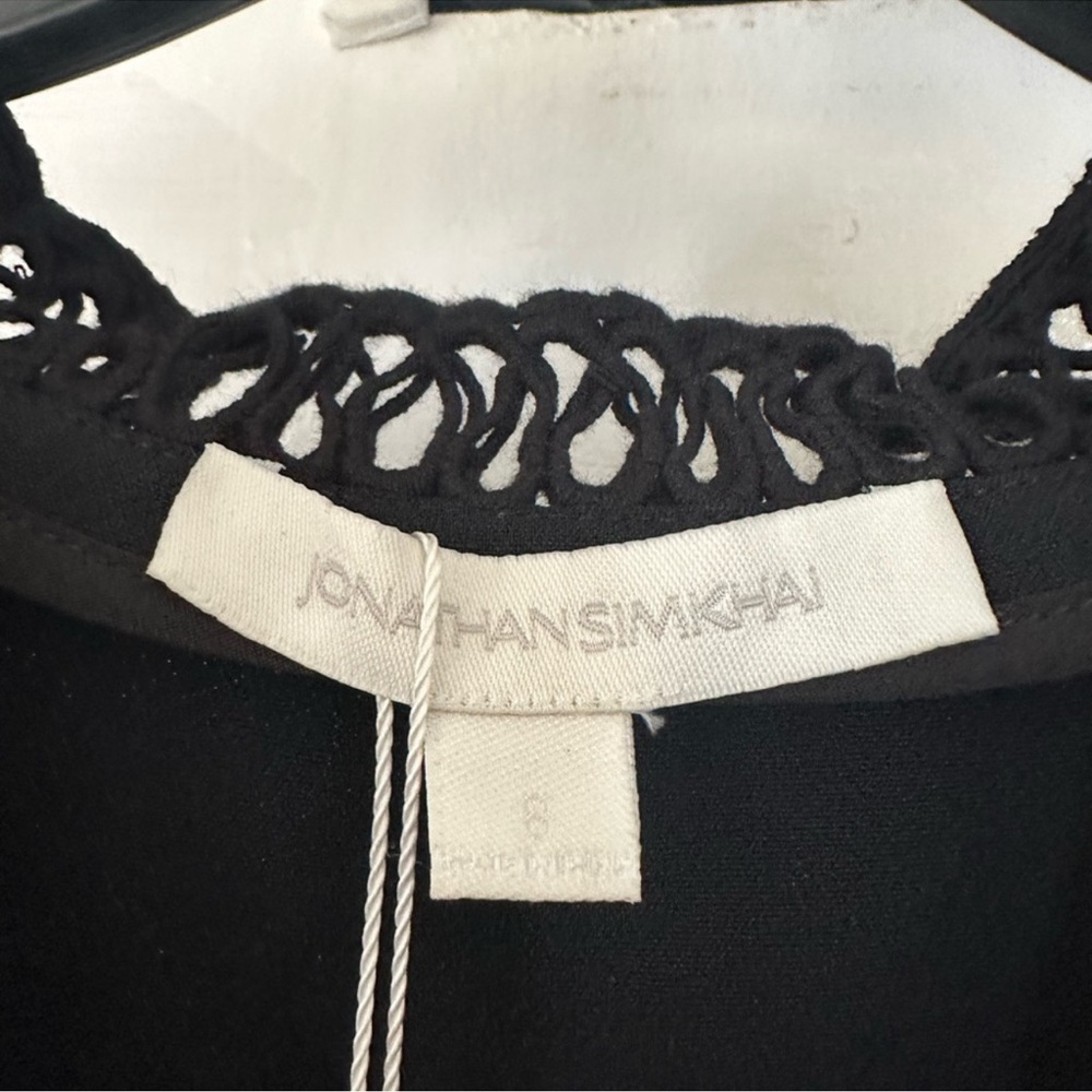CLEARANCE Jonathan simkhai latice lace insert v neck top FINAL PRICE - Picture 3 of 4